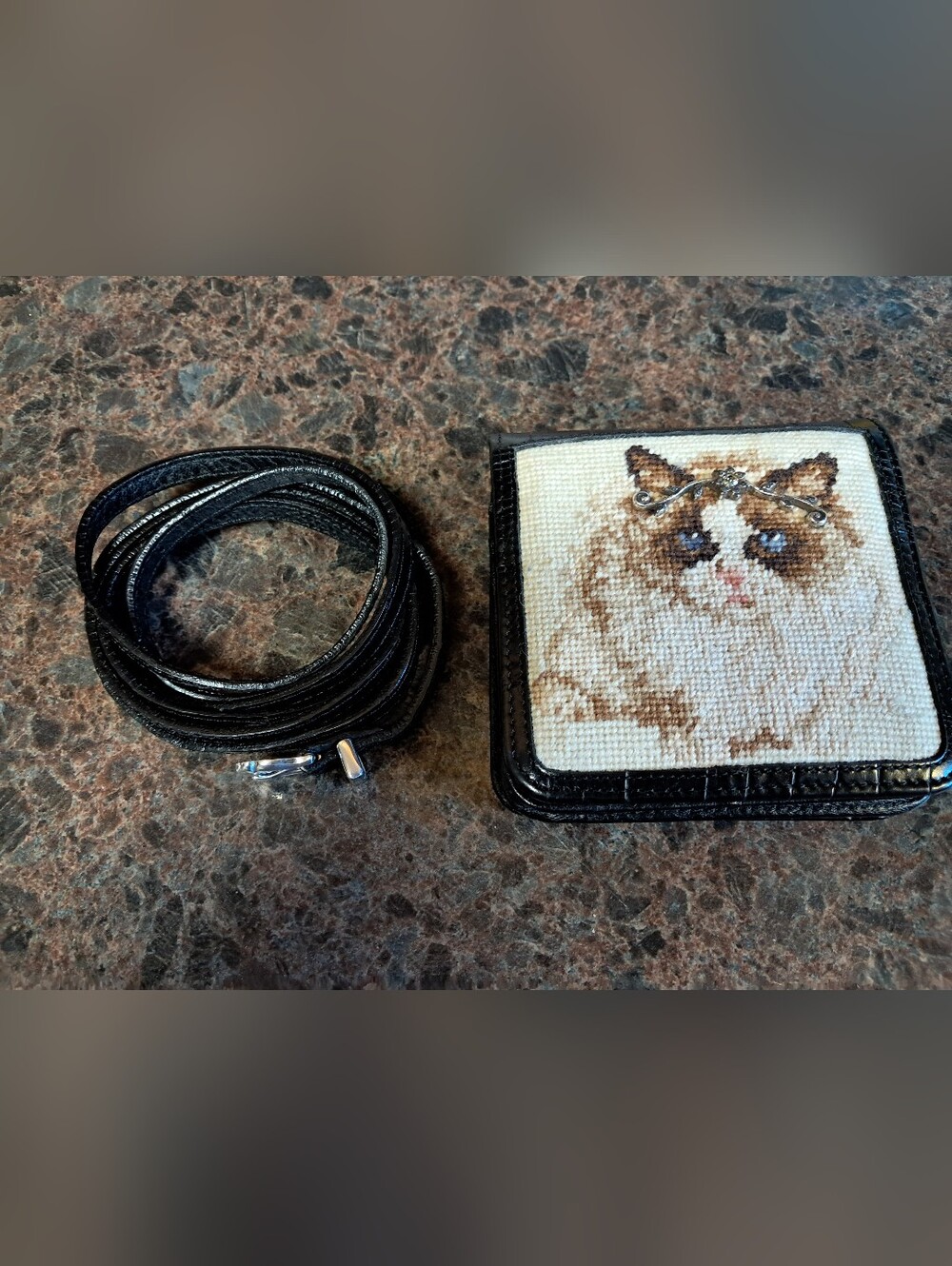 Brighton Cat Wallet Crossbody